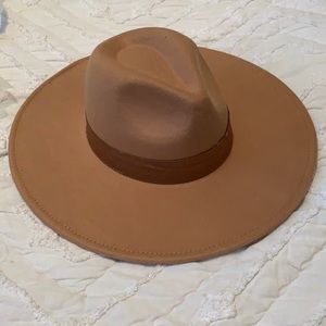 Tan Hat with Brown Band